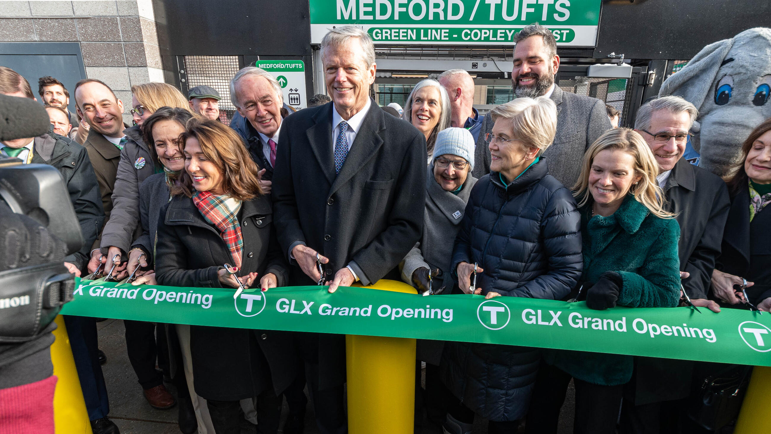 MBTA Celebrates Opening Of The Green Line Extension Medford Branch ...